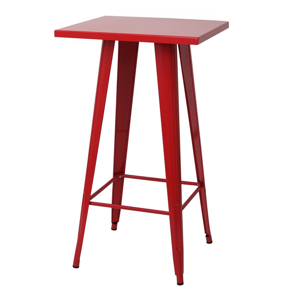 E-shop Barový stůl HWC-A73 Červená,Barový stůl HWC-A73 Červená