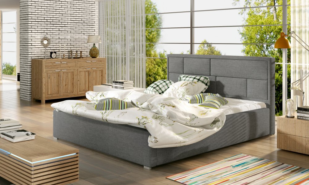 Latinčina 140x200 + Kovový rám / plynový výťah / kontajner
