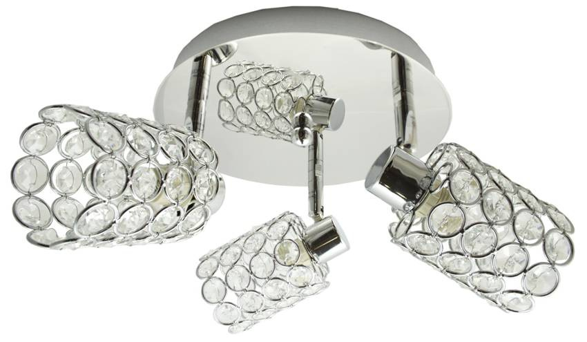 Stropné svietidlo York plafond g9 chróm