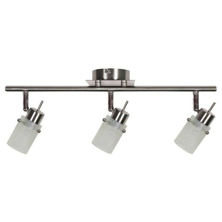 výpredaj stropnej lampy Frozen Strip 3x40W G9 nikel matný