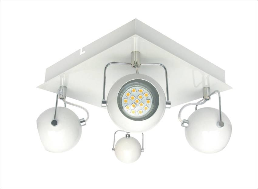 Stropné svietidlo Tony 4X3W LED Gu10 biele