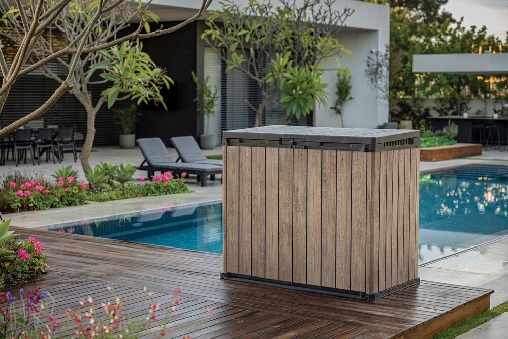 Záhradná skriňa DECO HORIZONTAL 1150 l Keter