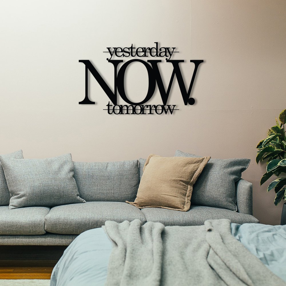 Dekorativní kovový doplněk na zeď Now (obrázek 6)