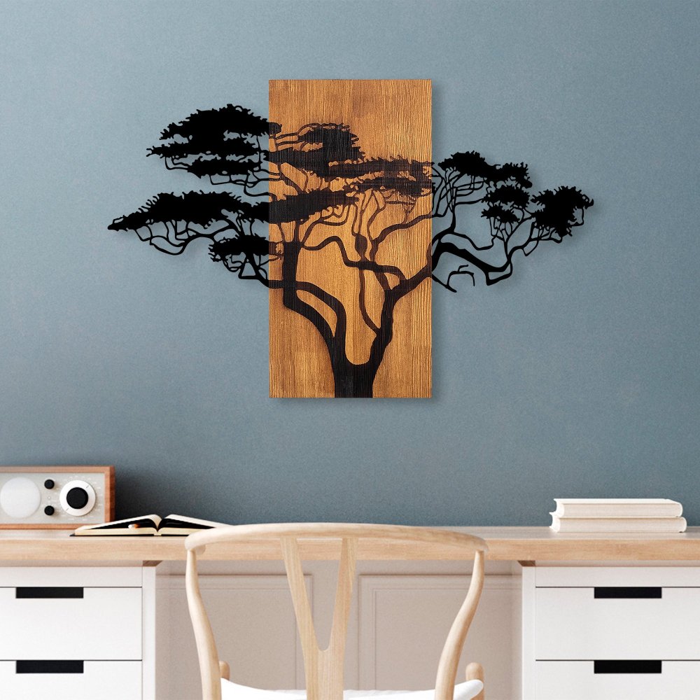 Dekorativní dřevěný doplněk na zeď Acacia Tree - 387 (obrázek 7)