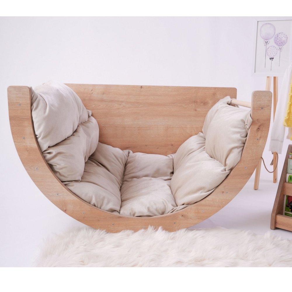 Wooden Pikler Climber Sincap - Brown (obrázek 6)