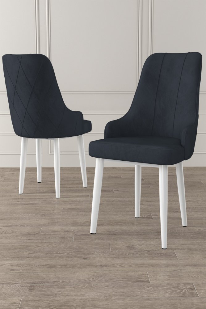 Súprava stoličiek (2 kusy) Trex - Anthracite, White