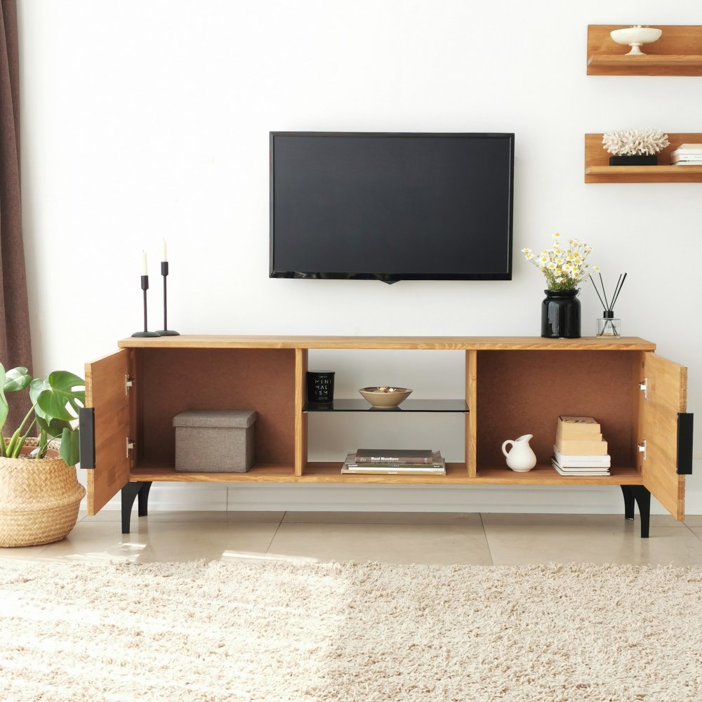 TV stěna / Sestava pod TV Lidya - Oak (obrázek 4)