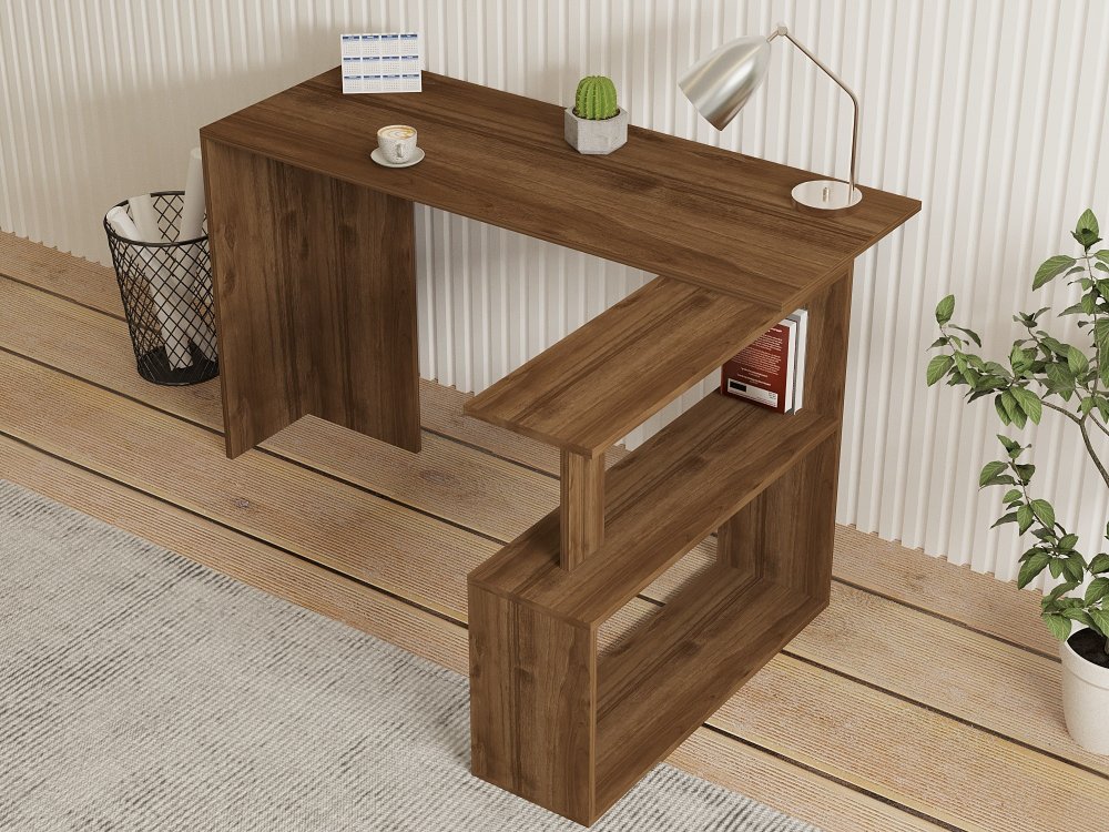 Psací stůl Cayko - Walnut (obrázek 5)