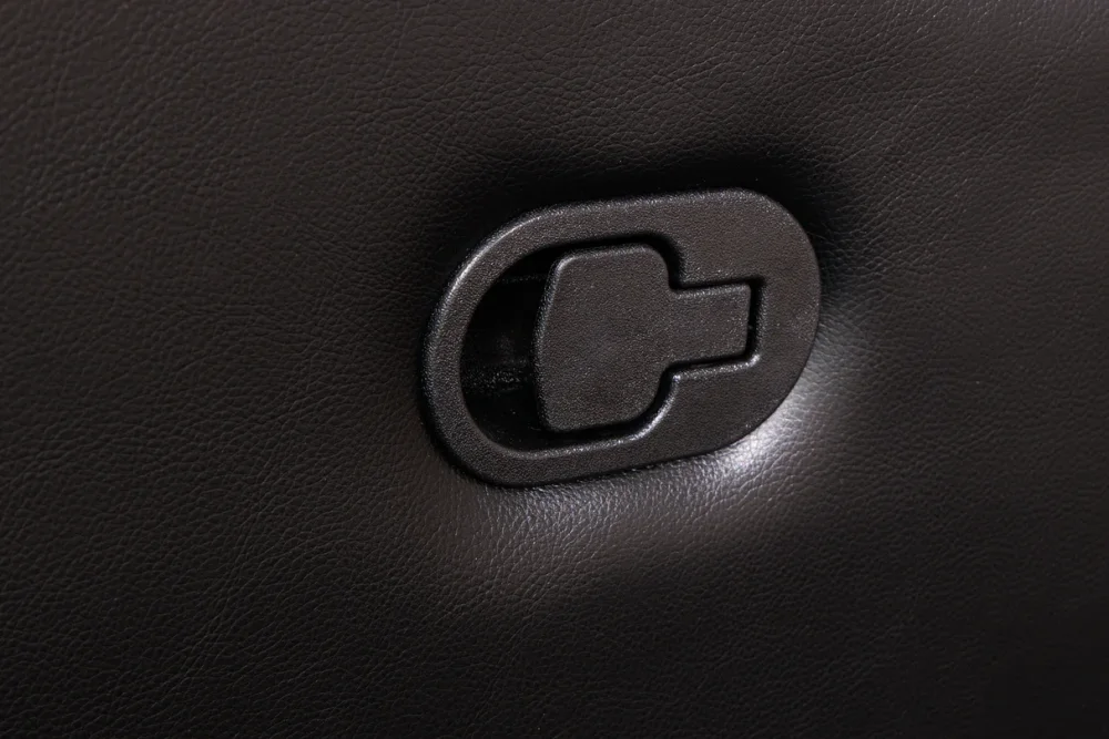 Trojité polohovací TV křeslo KYKLOP Dekorhome Černá Obrázek