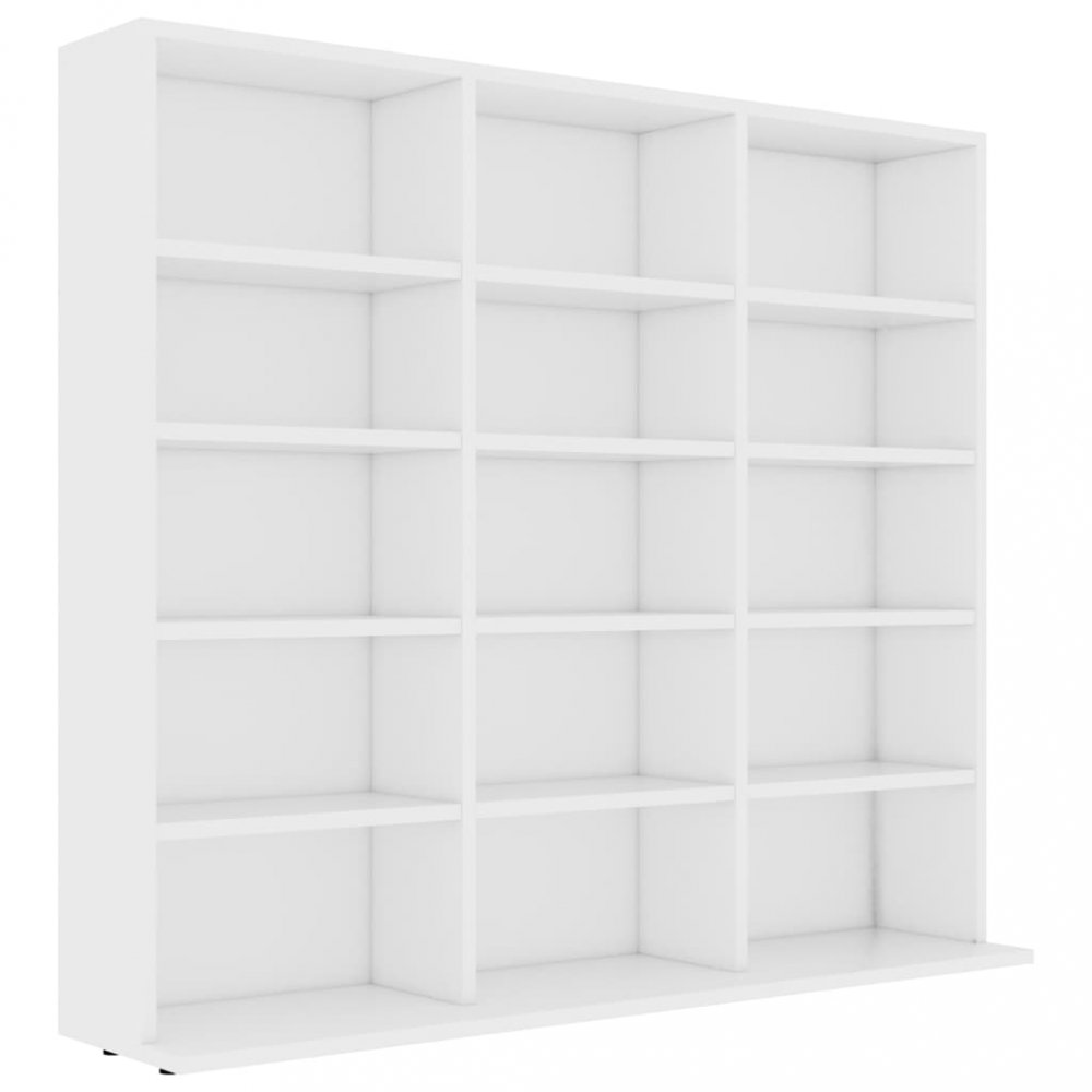 Regál s 15 policemi Dekorhome Bílá