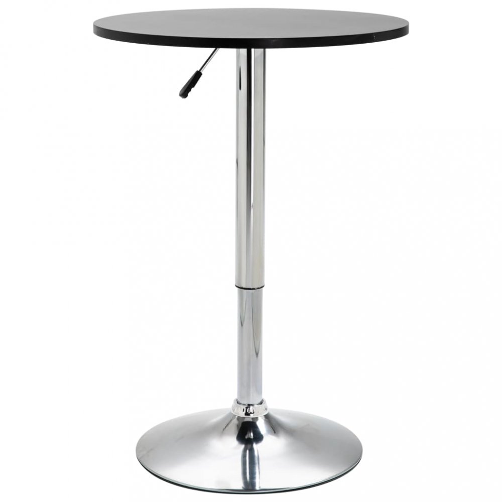 Barový stůl Ø 60 cm Dekorhome Černá