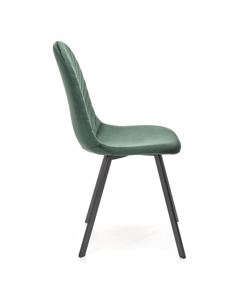 Jedálenská stolička K462 Halmar Tmavo zelená
