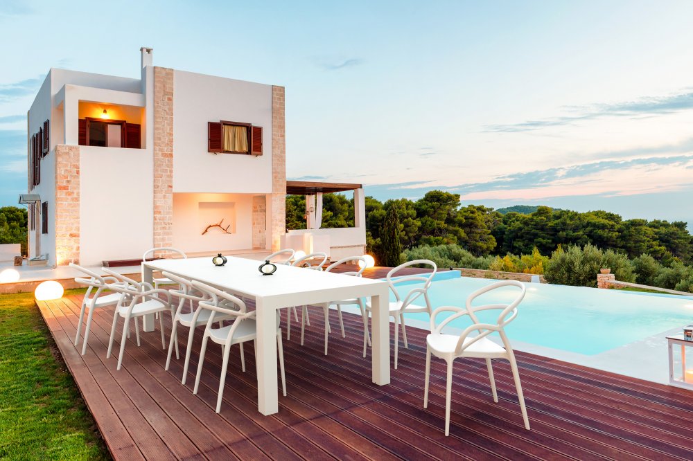 Rozkládací zahradní stůl 260+40 cm Šedohnědá taupe Obrázek