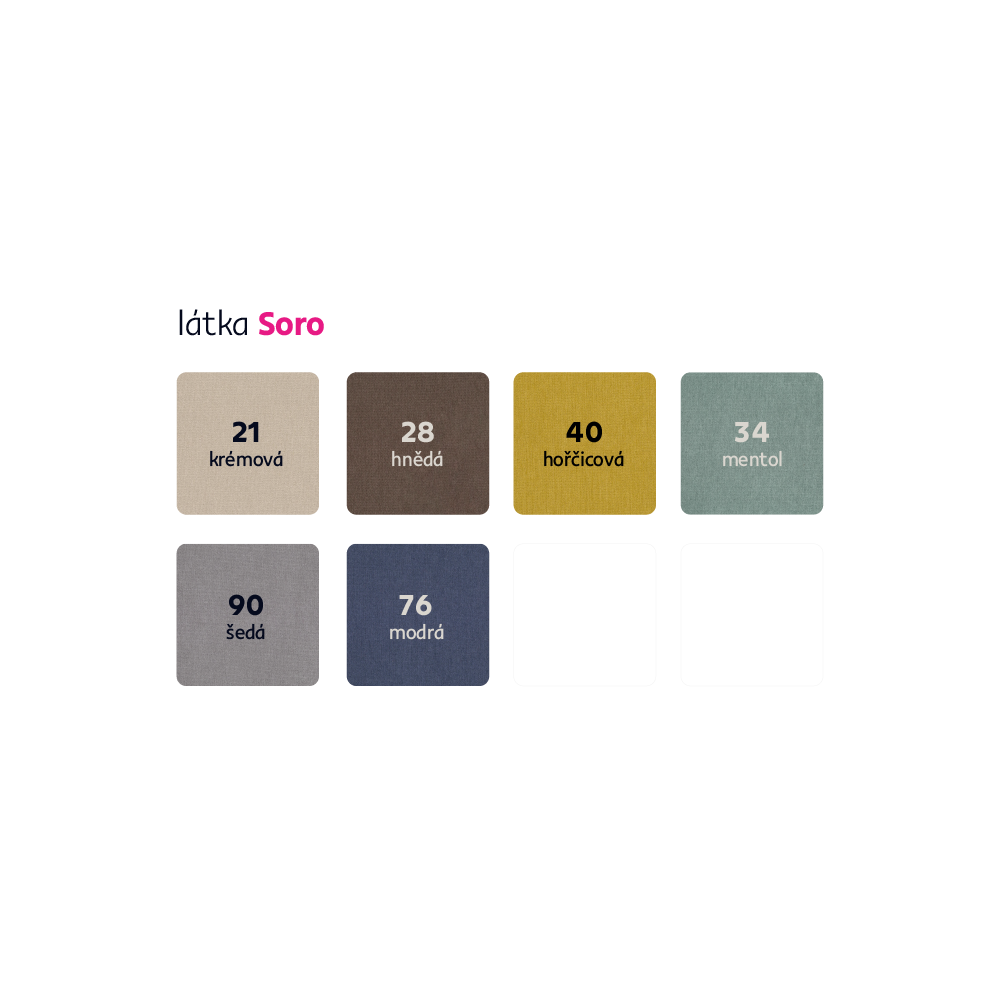 Rozkládací sedací souprava AMURA Tempo Kondela Pravé Obrázek