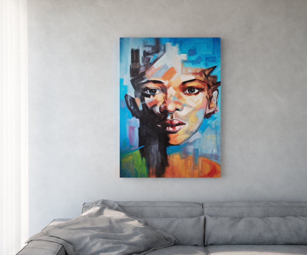 Obraz Haley 120x150 cm vícebarevný akryl na plátně