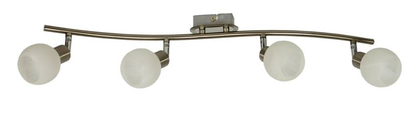 Nástenná lampa 4X40W G9 saténová/chrómová ALABASTER