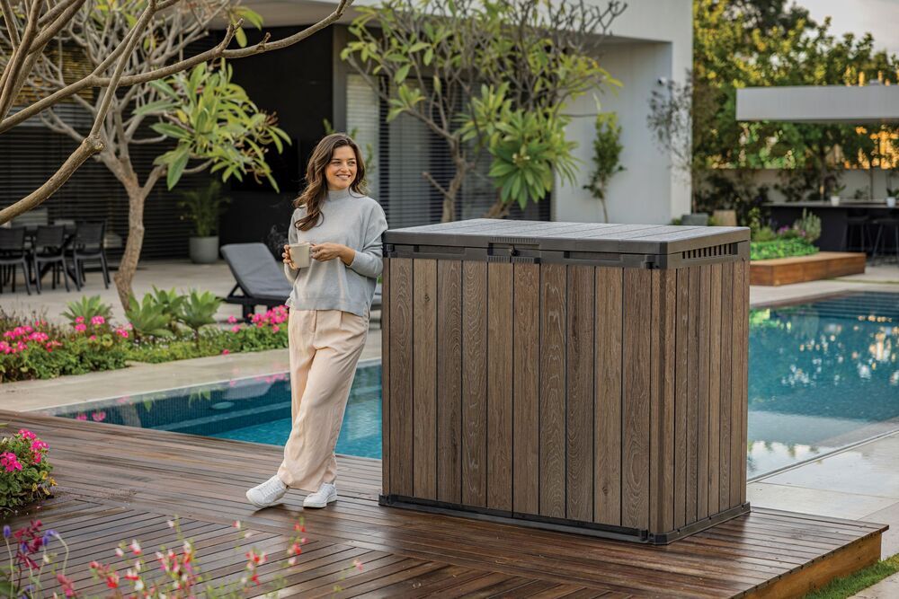 Záhradná skriňa DECO HORIZONTAL 1150 l Keter