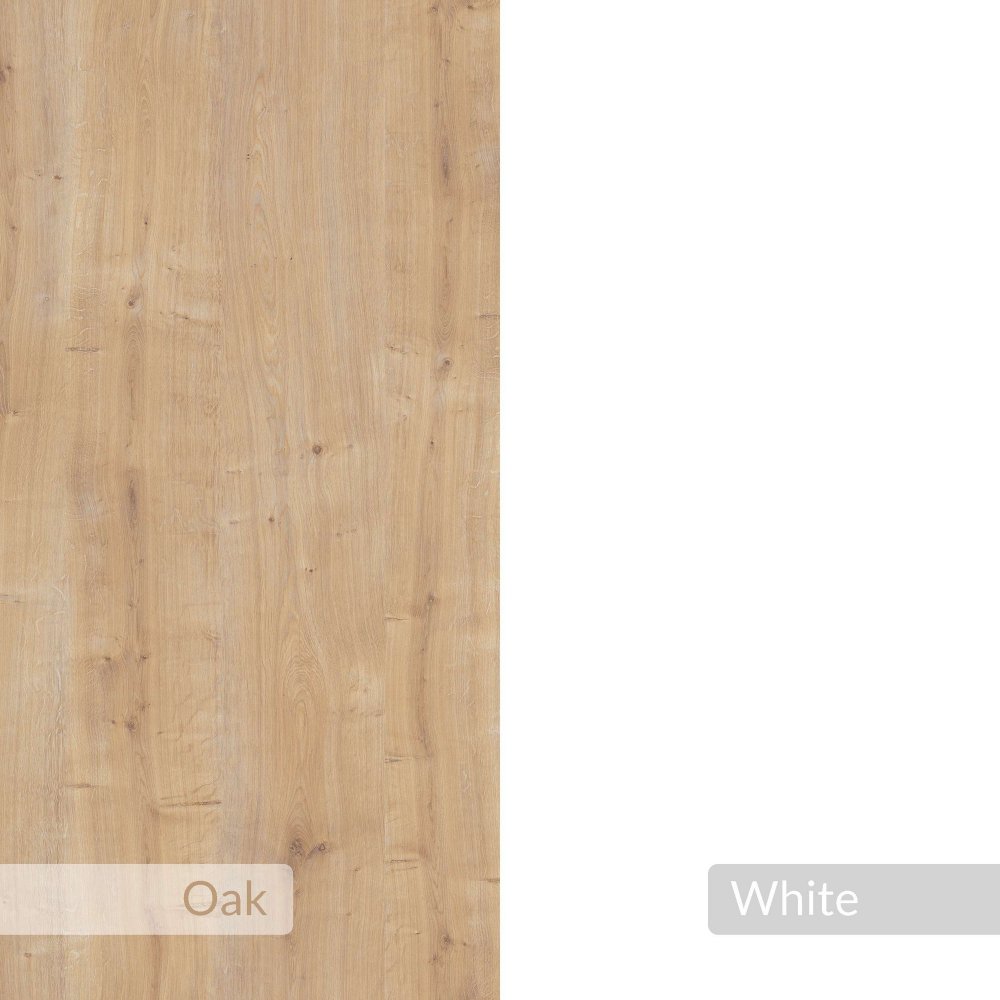 Noční stolek Ema - Sapphire Oak, White (obrázek 5)