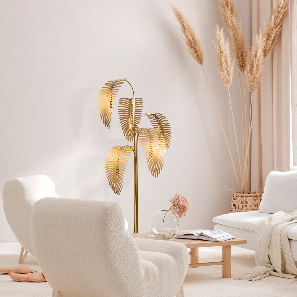 Stojací lampa Palm 13925 - Gold (obrázek 6)