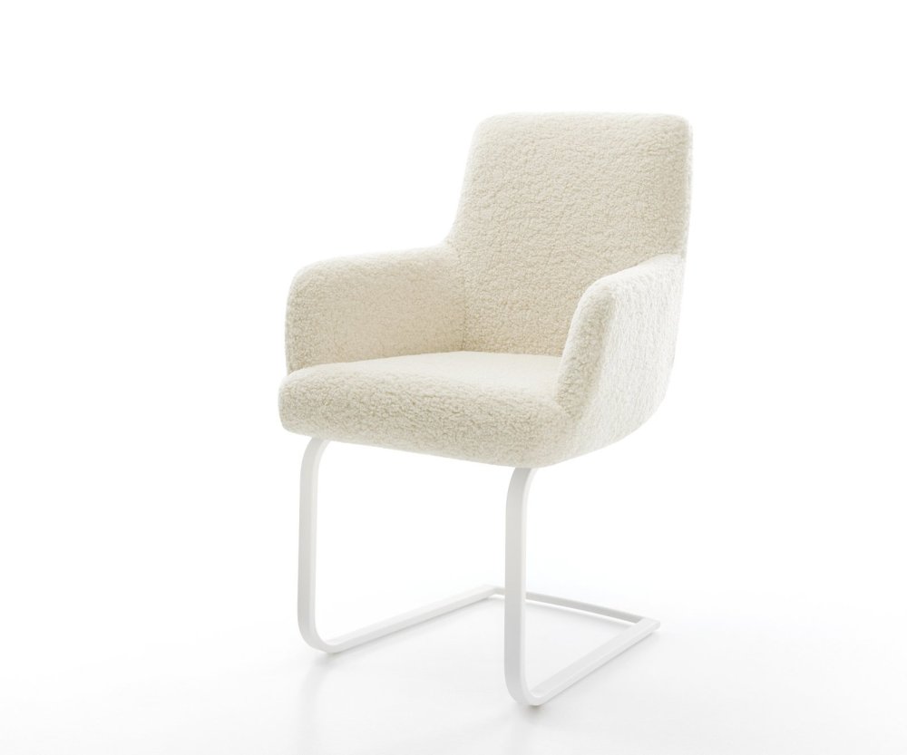 Konzolová podstava Heira-Flex s opierkami teddy látka béžová konzolová