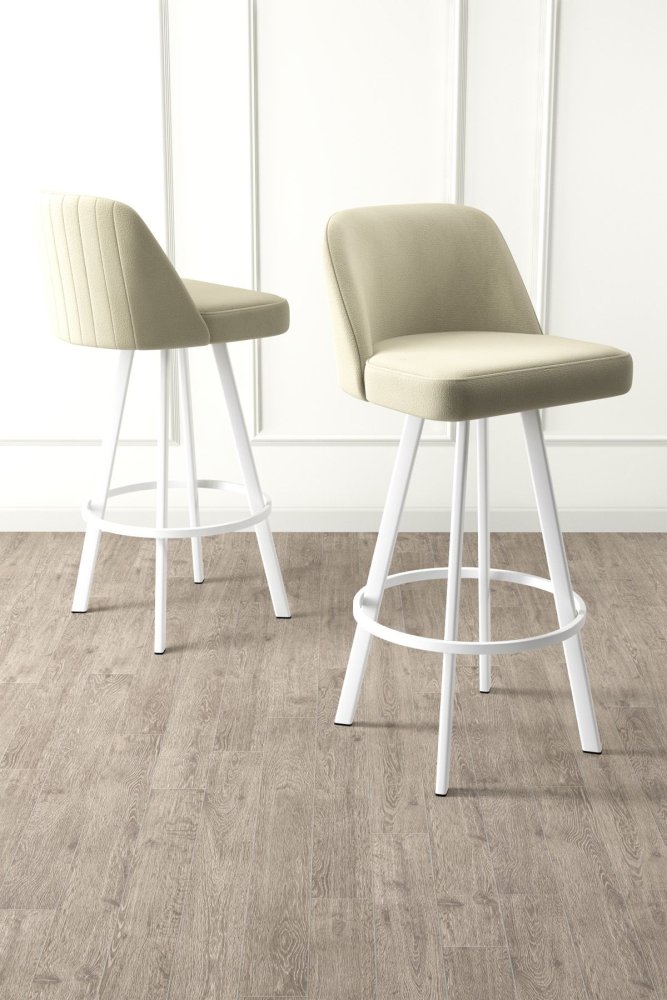 Bar Stool Set (4 Pieces) Atex - Cream, White