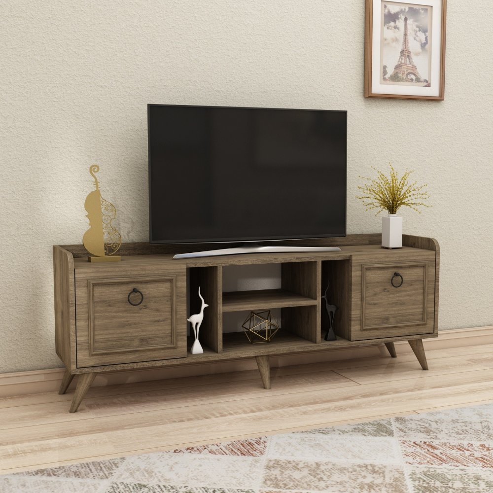 TV skrinka / Obývacia stena Ruby - Walnut