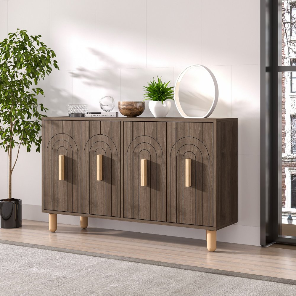 Konzolový stolík Tiger - Walnut