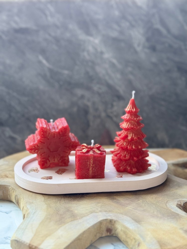 Candle Set (4 Pieces) Christmas Candle Set5