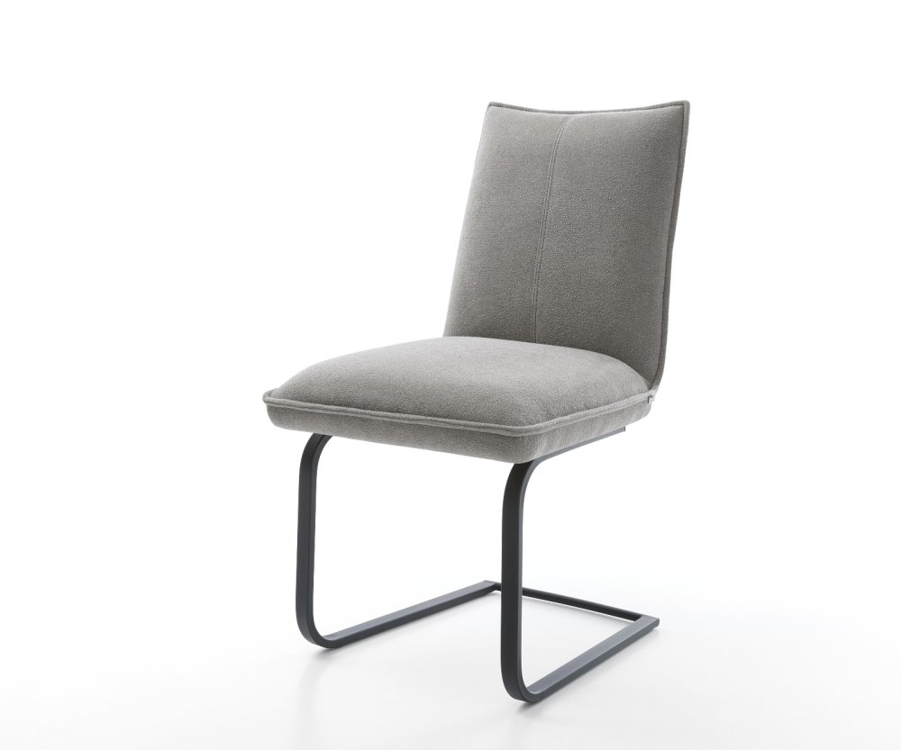 Konzolová jedálenská stolička Lelio-Flex štruktúrovaná látka mäkká
