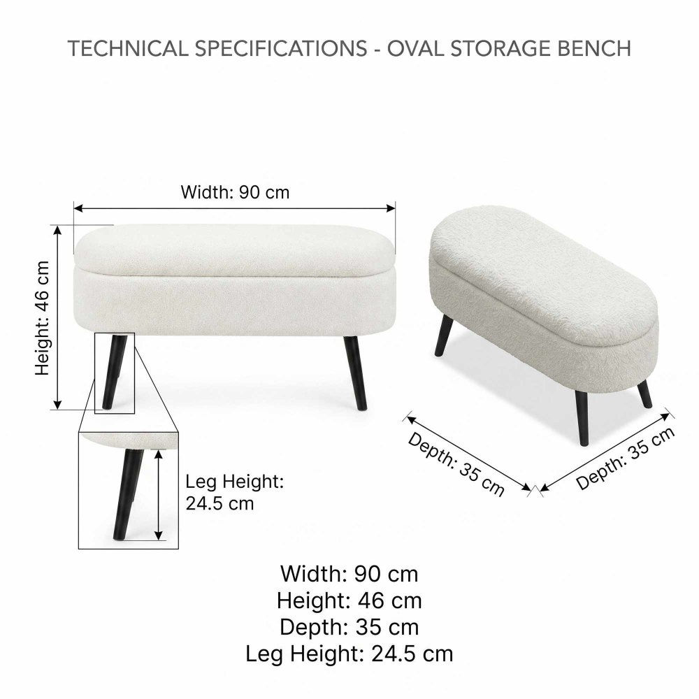 Lavice s úložným prostorem OSLO WELLSOFT (obrázek 10)