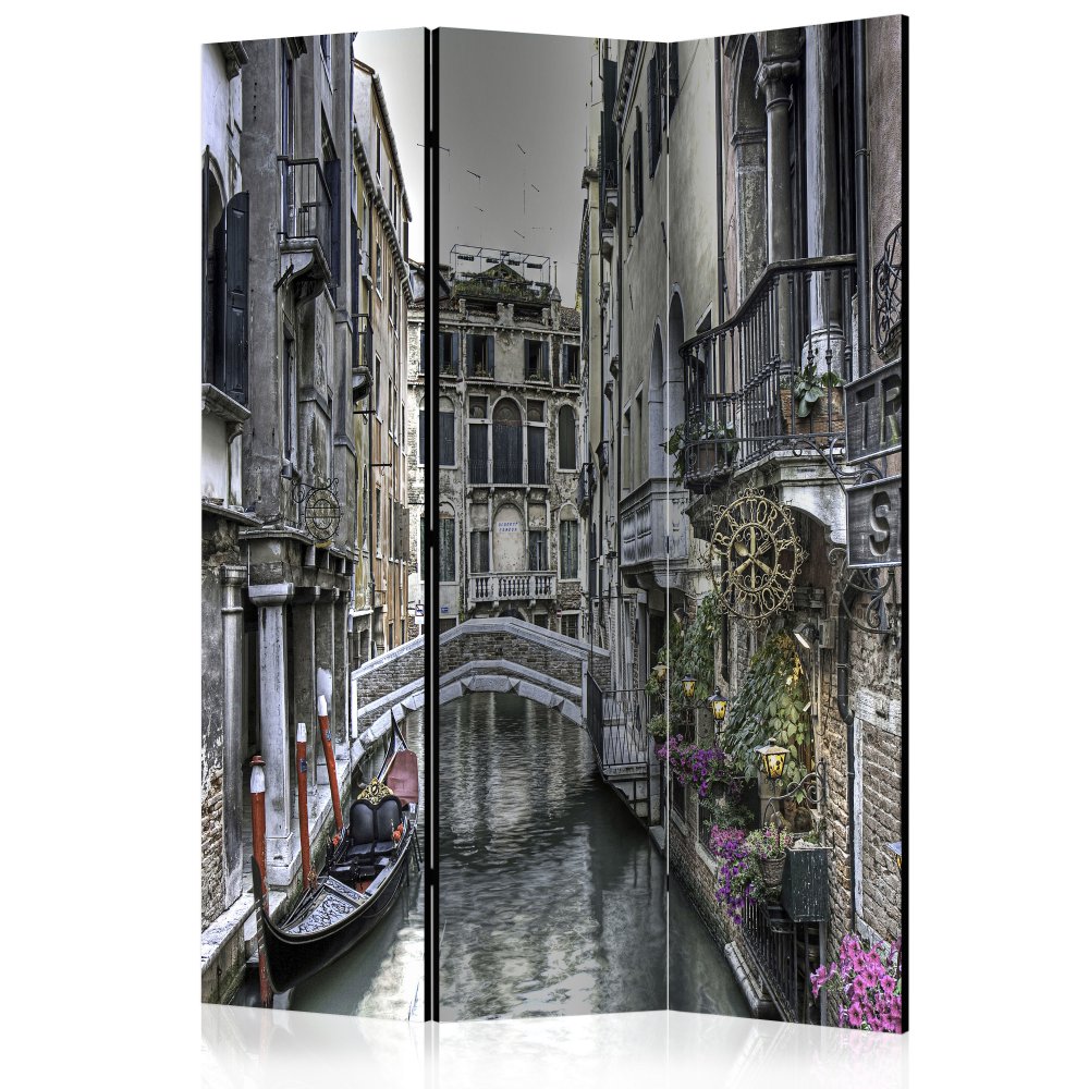 Paraván Romantic Venice Dekorhome 135x172 cm (3-dílný)