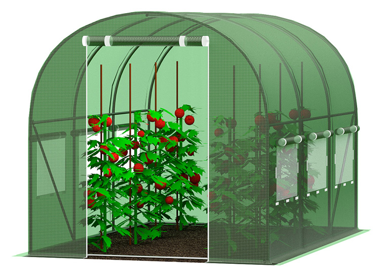 E-shop Zahradní fóliovník 2,5x5m zelená,Zahradní fóliovník 2,5x5m zelená