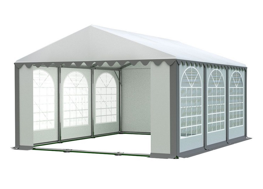 Zahradní párty stan 5x6m PROFI Bílá / šedá