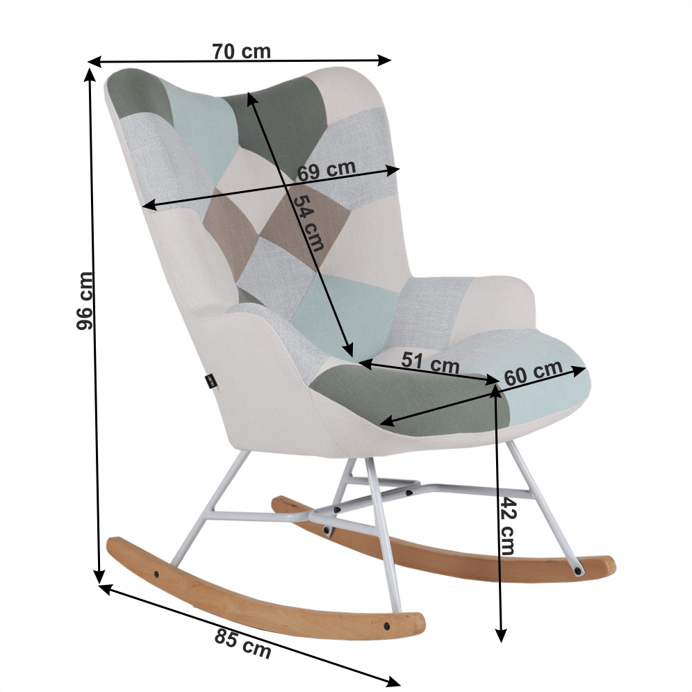 Houpací křeslo GERON Tempo Kondela Obrázek