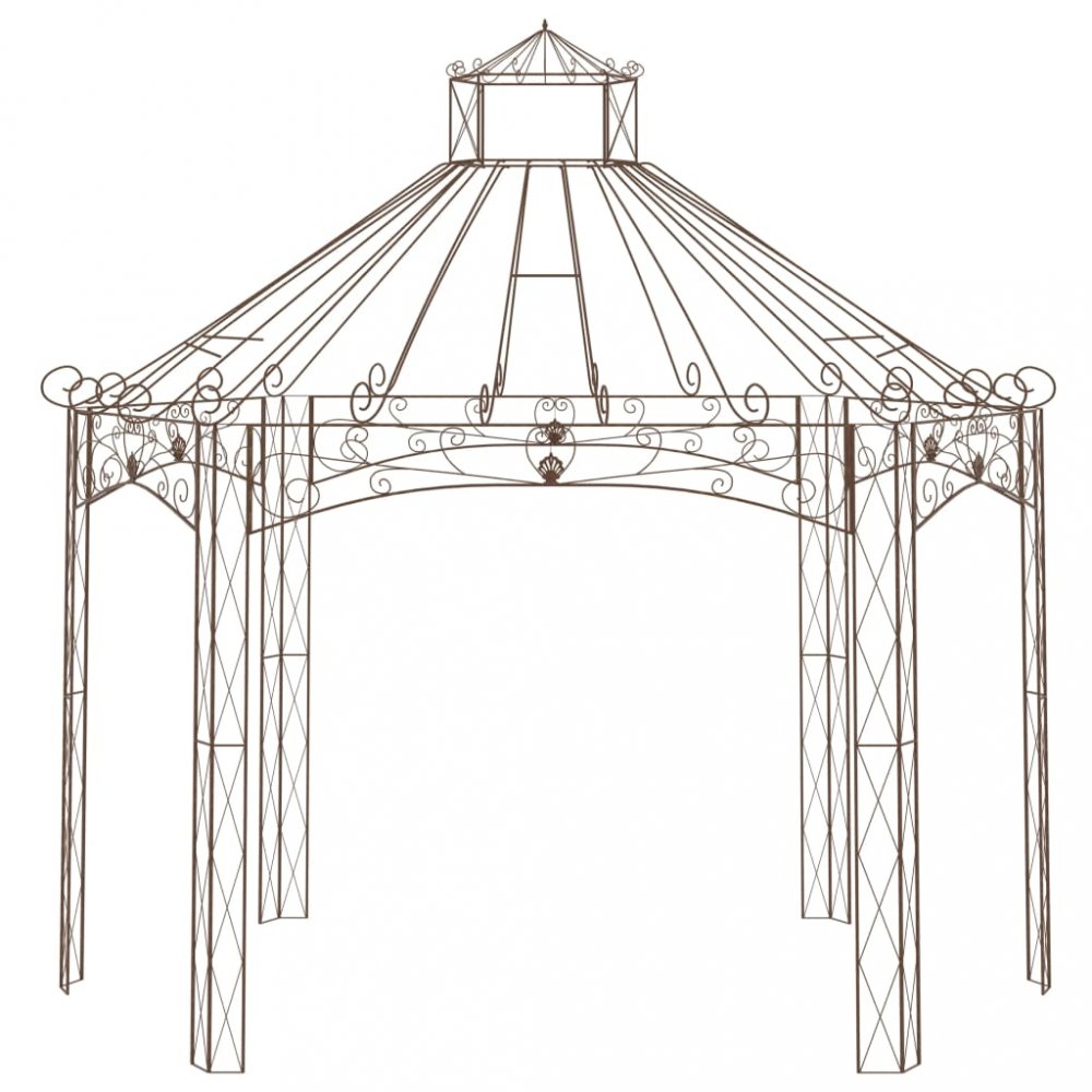 Zahradní altán starožitný Dekorhome 5,58x3,5x4,08 cm