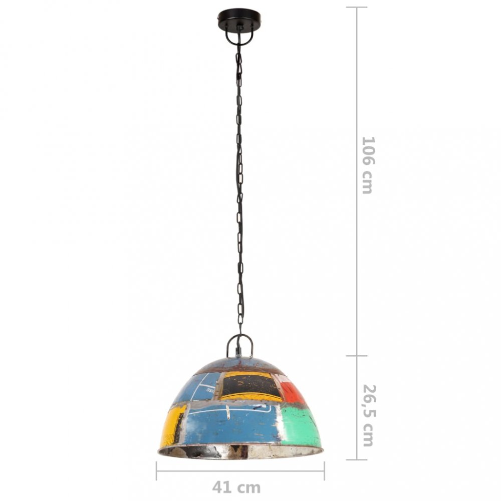 Závěsná lampa vintage kov Dekorhome 41 cm