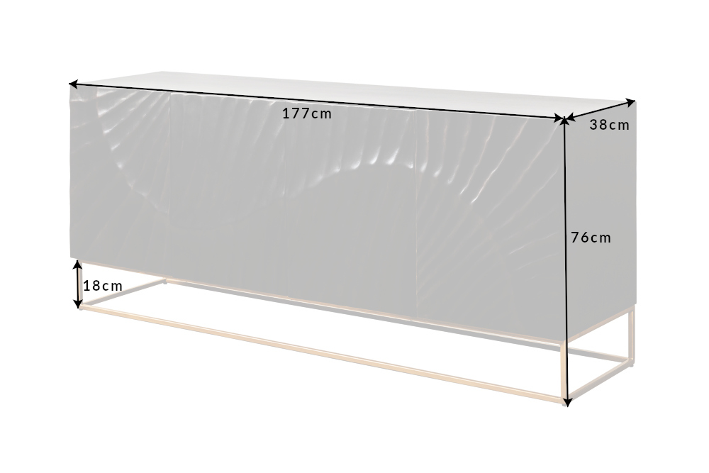 Komoda FILEMON Dekorhome Hnědá Obrázek