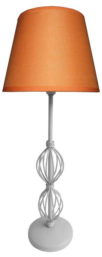 Rozeta E14 Ab. Stolní lampa. Pomerančový