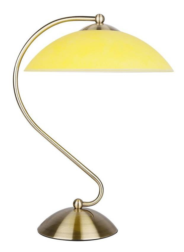 Patinovaná stolní lampa kancelářská 60W E27 Lido