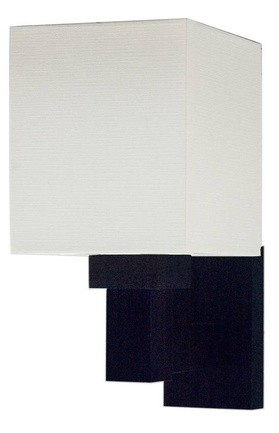Nástenná lampa čierna/ecru nástenná lampa Legato