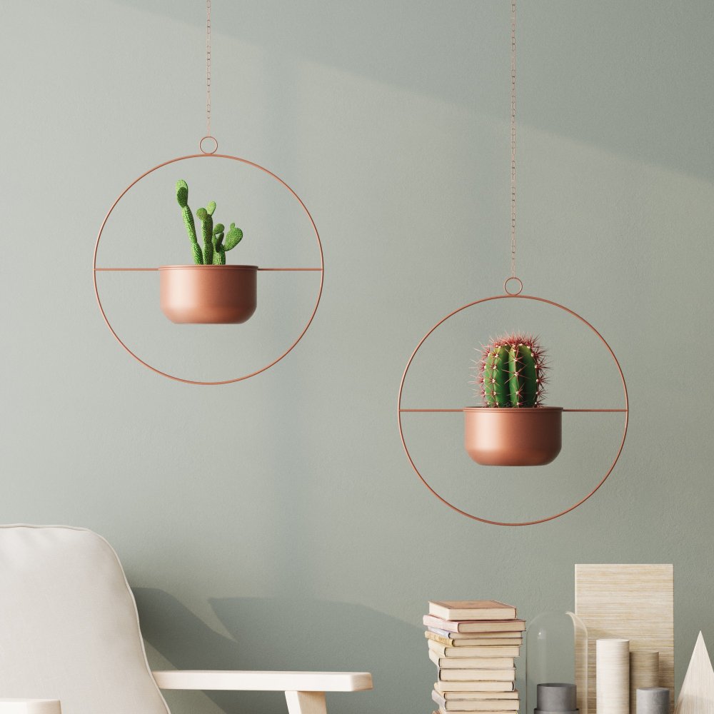 Dekorativní květináč Payanda - Copper (obrázek 5)