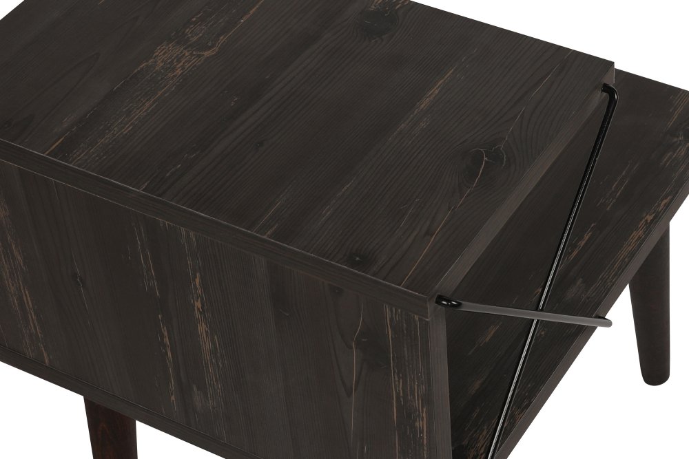 Noční stolek Cross - Dark Brown (obrázek 5)