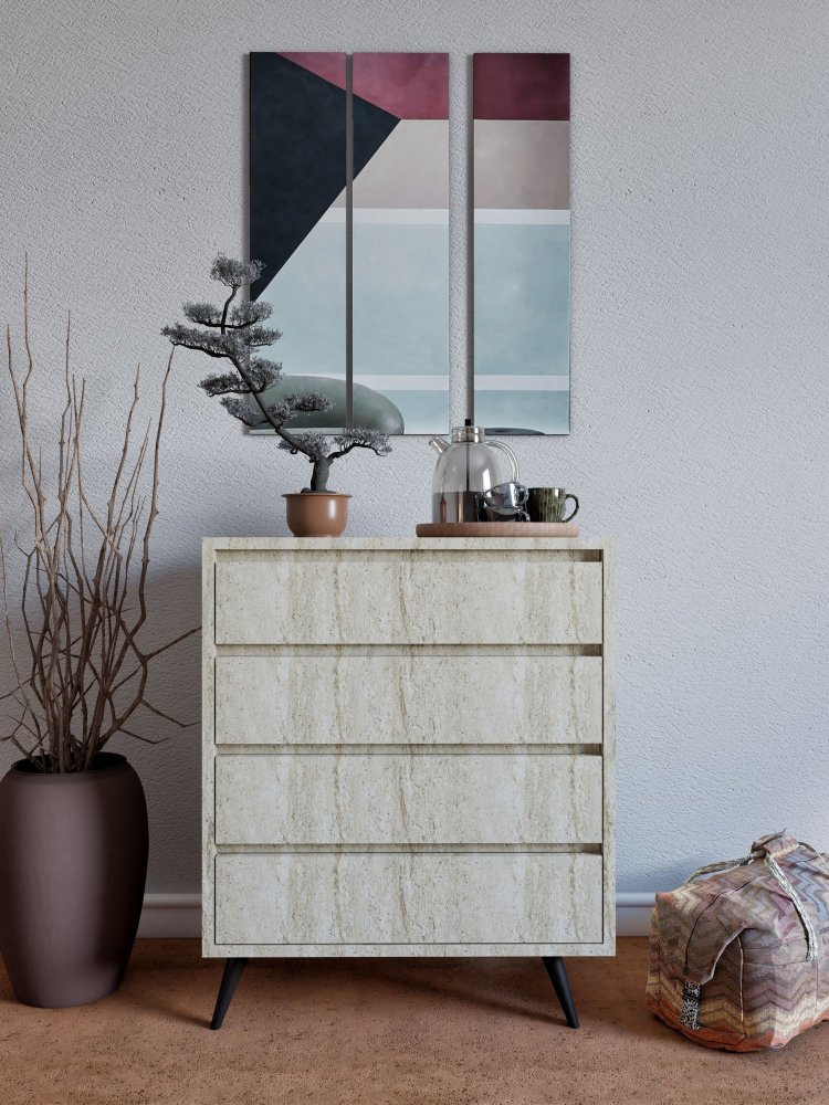 Komoda Suvera - Travertine (obrázek 4)
