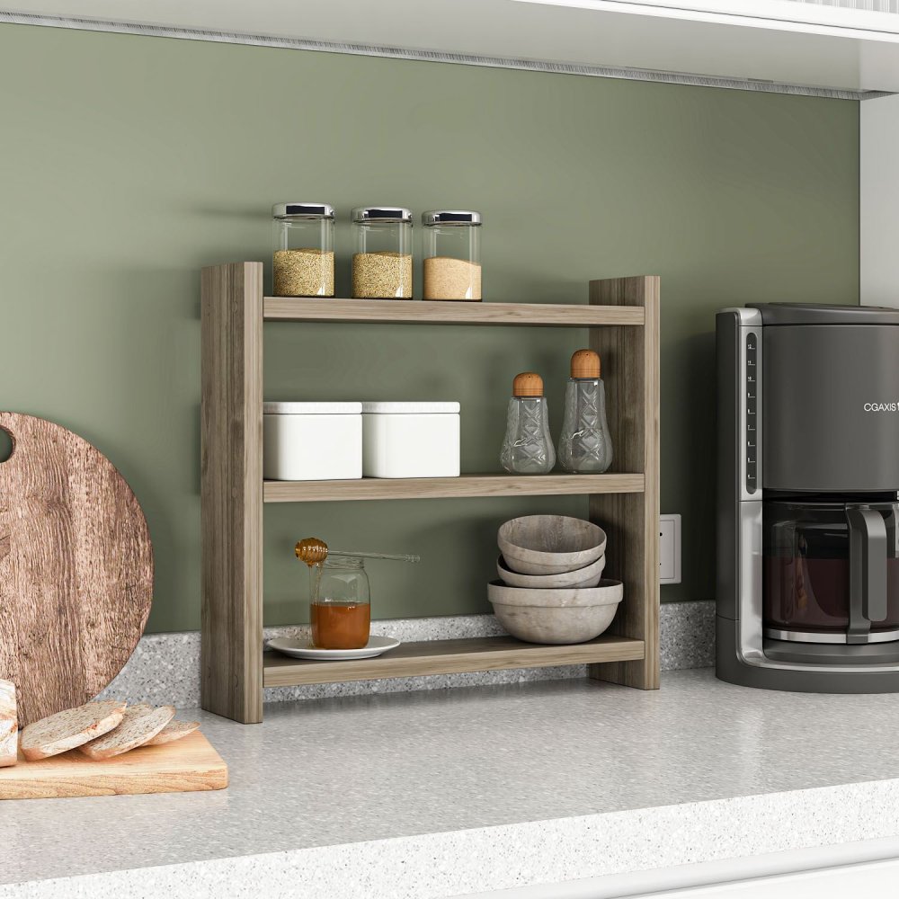 Kuchynská polica Cosmic - Walnut