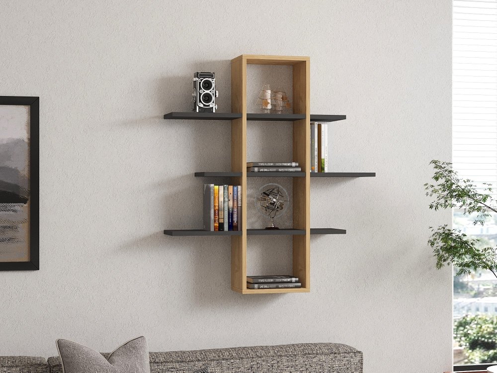 Nástenná polica Ardo - Sapphire, Anthracite