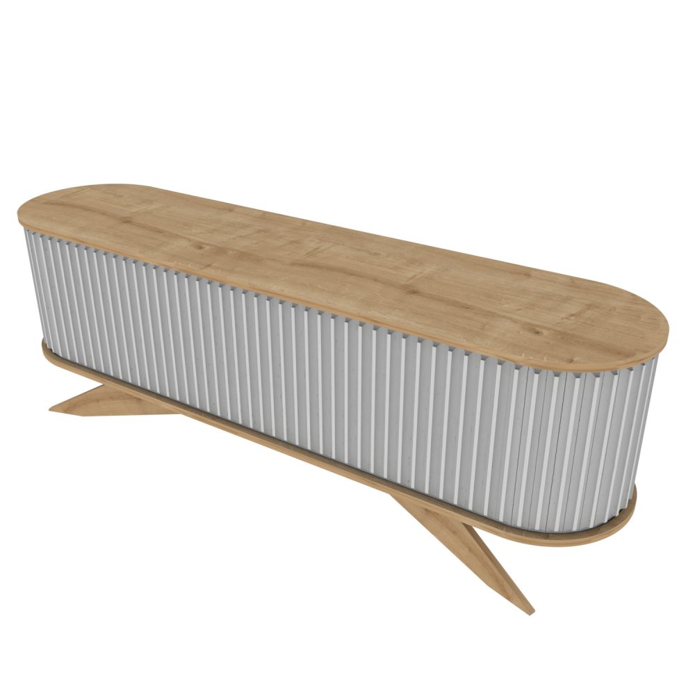 TV stolek Stor - Sapphire, White (obrázek 4)