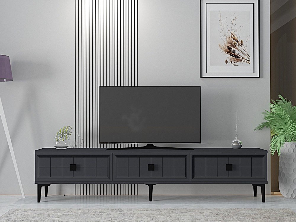 TV stolek Yuka 180 - Anthracite (obrázek 6)
