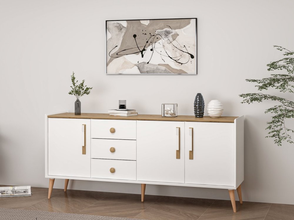 Konzolový stolík Mitra - White