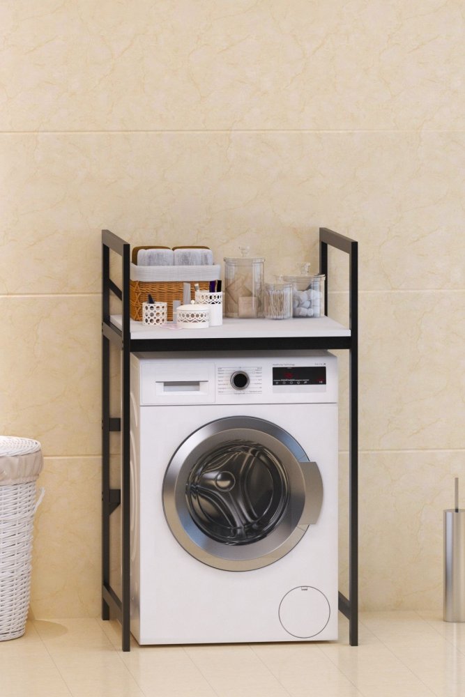Skrinka na práčku C7 - White, Black