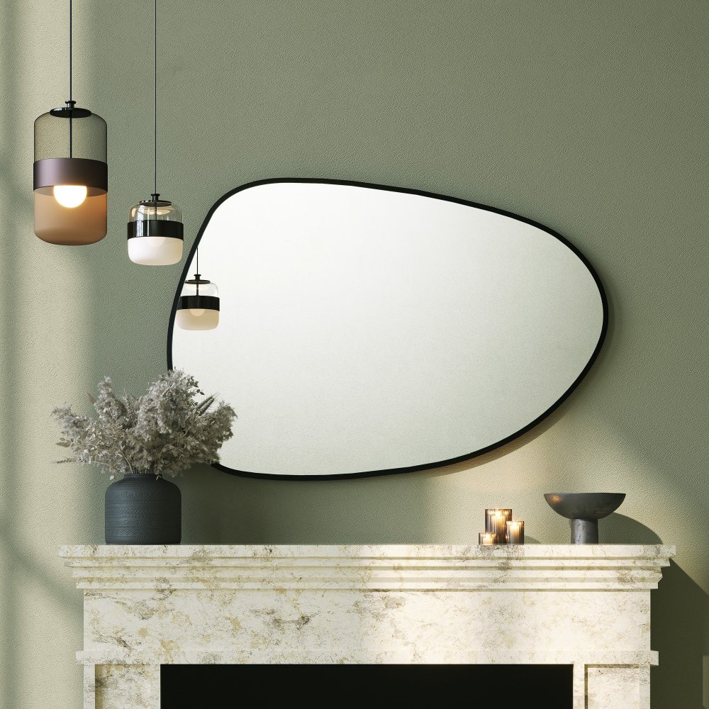 Zrkadlo Pietra Nera - Black